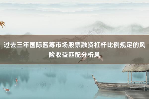 过去三年国际蓝筹市场股票融资杠杆比例规定的风险收益匹配分析风