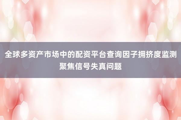 全球多资产市场中的配资平台查询因子拥挤度监测聚焦信号失真问题